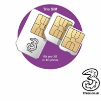 Sim-карта Англіі для прыёму СМС Lebara, Vodafone, Тры, O2, Lycamobile, ЯЕ.