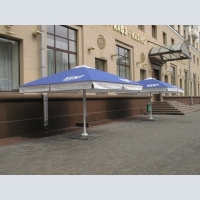 Уличный зонт 3х3 м. телескопический 