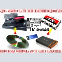 die Digitalisierung aller Arten von Videokassetten G Nikolaev