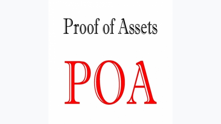 Подтверждение активов "POA" для обеспечения контрактов