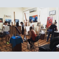 Zeichnung und Malerei-Studio